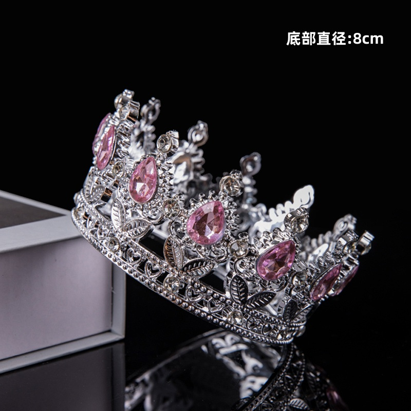 2025 Día de la Madre Gota de agua Diamante Corona Pastel Decoración Adornos Vista trasera Madre Acrílico Plug-in Mariposa Vestir