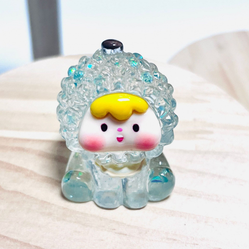 爆闪亮片立体水果崽崽树脂创意可爱摆件diy饰品配件抖音爆款摆