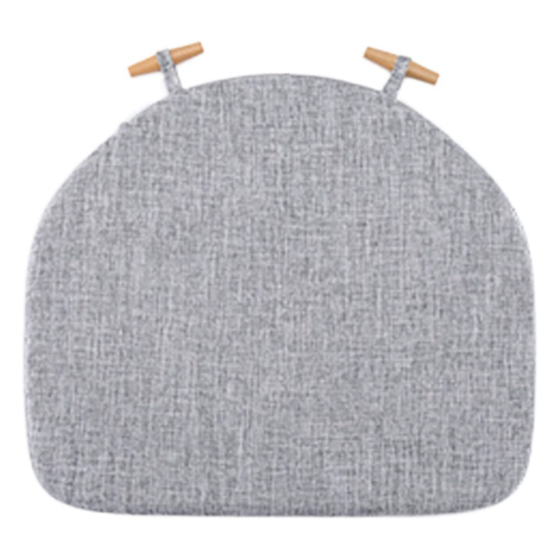 Подушка для обеденного стула Подушка для домашнего стула Подушка для ветрового стула Доступная хлопковая и льняная Подушка сиденья Скандинавская форма подковы стула