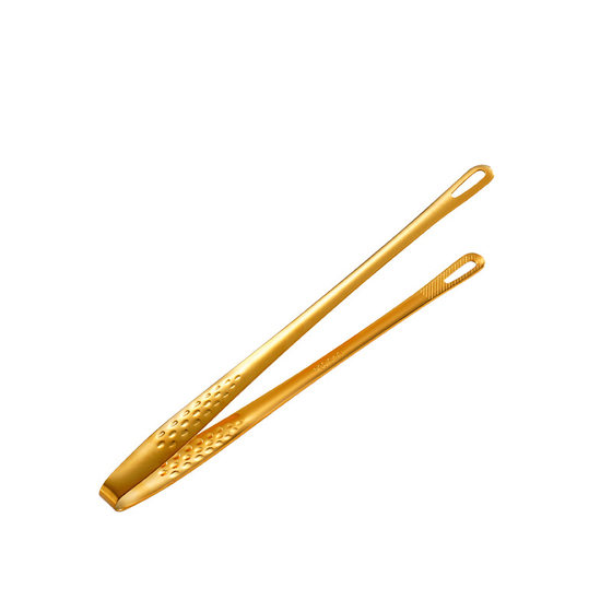 New 304 Stainless Steel Barbecue Clip Korean Style Lengthen Bread Clip Net Red Gold Buffet Strawberry Clip Lengthen