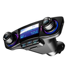 車載ハンズフリーbt06車載bluetooth mp3プレーヤー多機能bluetooth車充電多言語車載mp3