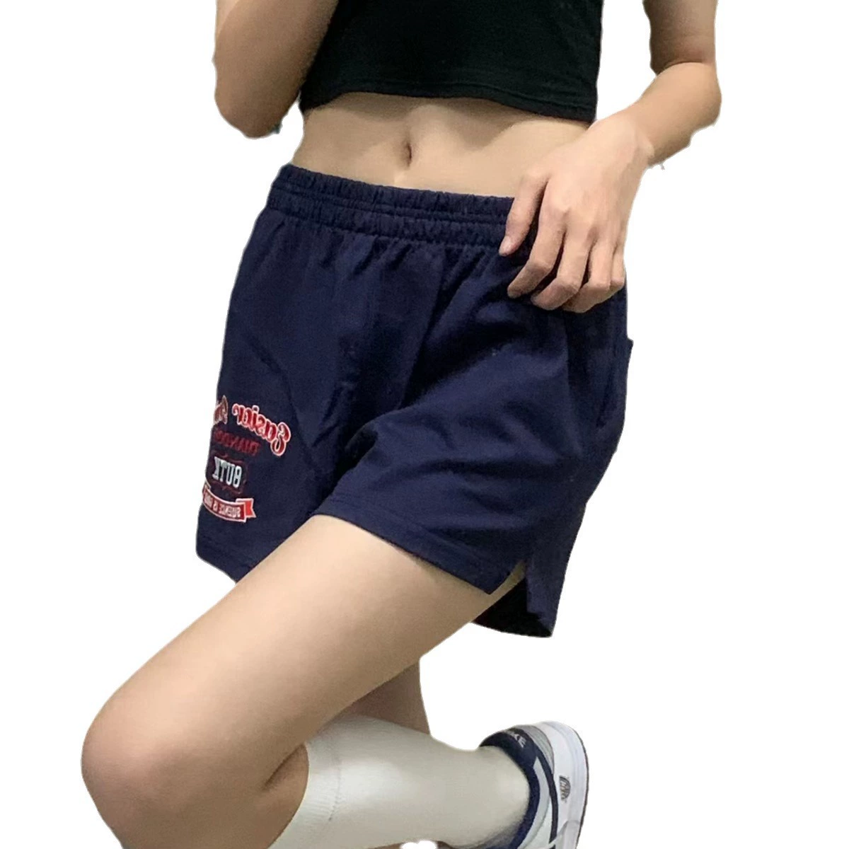 Спортивные шорты, оверсайз фасон, летние для подростков, hidden green, размеры M–2XL