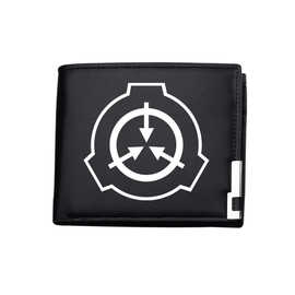 外贸一件代发欧美scp男士短款钱包铁边韩版青年男女横款钱夹