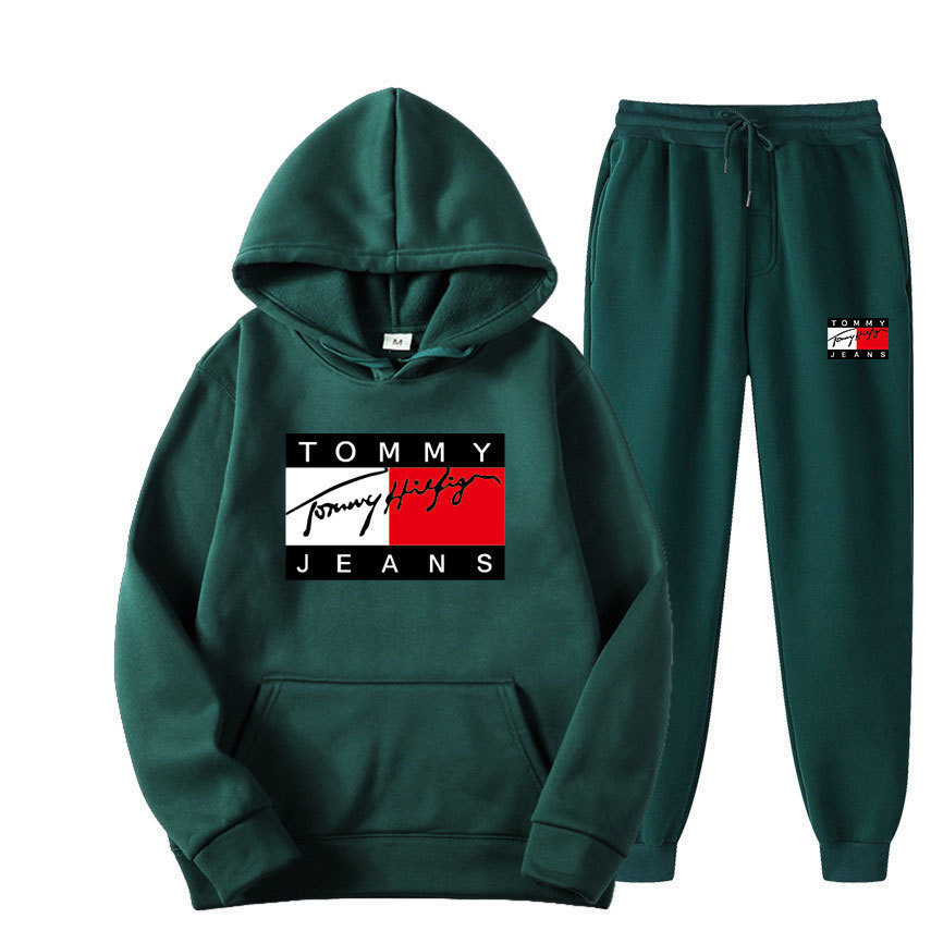 2025 nueva primavera suéter con sudadera hombre impresión suelta color sólido europeo y americano transfronterizo LOGO femenino