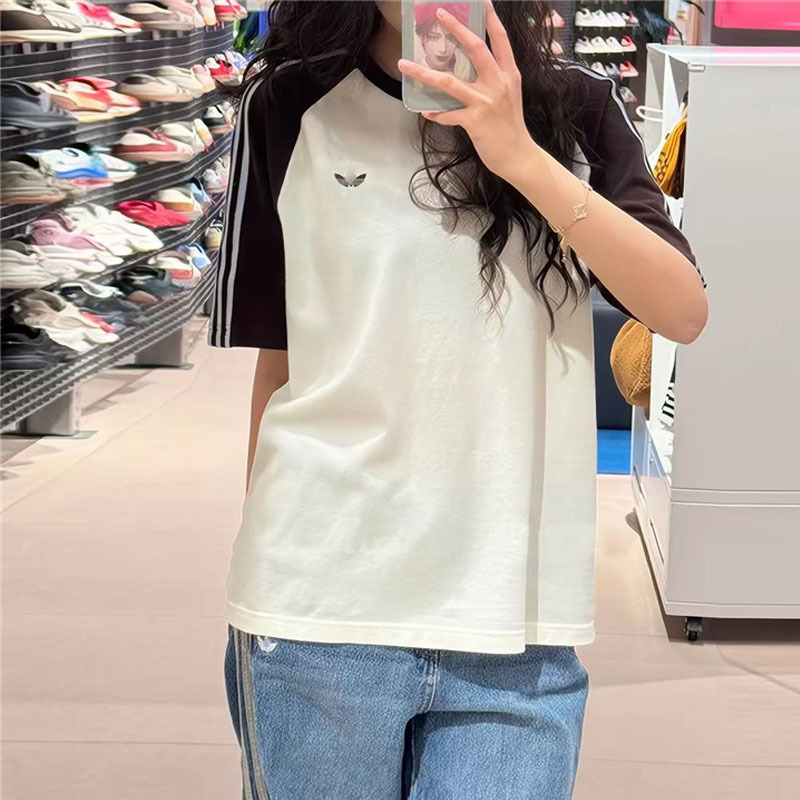 Clover Couple Style Summer New Sports Casual Short-Sleeved T-Shirt Versatile Casual Tops for Men and Women