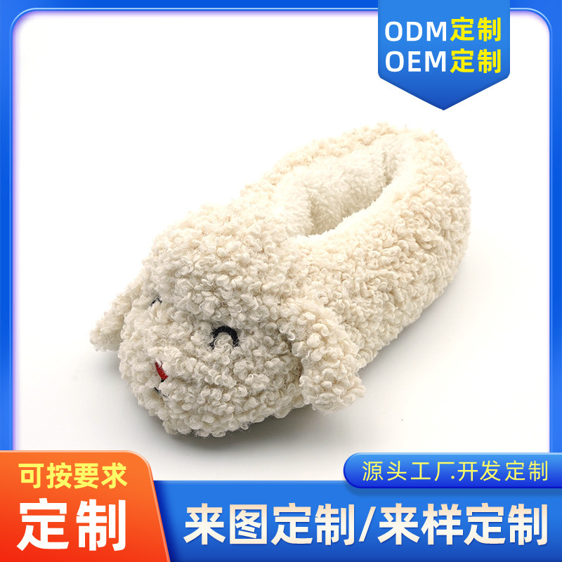 Slippers Direct Supply Cotton Home Cartoon Warm Alpaca Slippers Cotton Animal Manufacturer Cotton Home Indoor Animal Plush