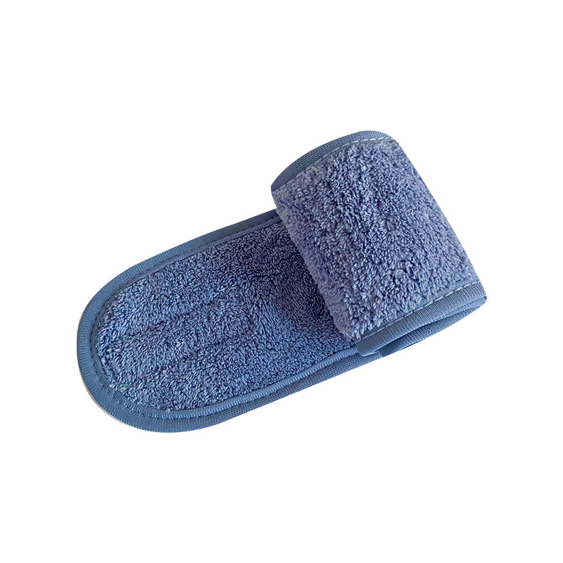 Comercio exterior transfronterizo material de velcro personalizado turbante de lavado de la cara de mujer coral veludo coral fábrica de joyas para el cabello tienda