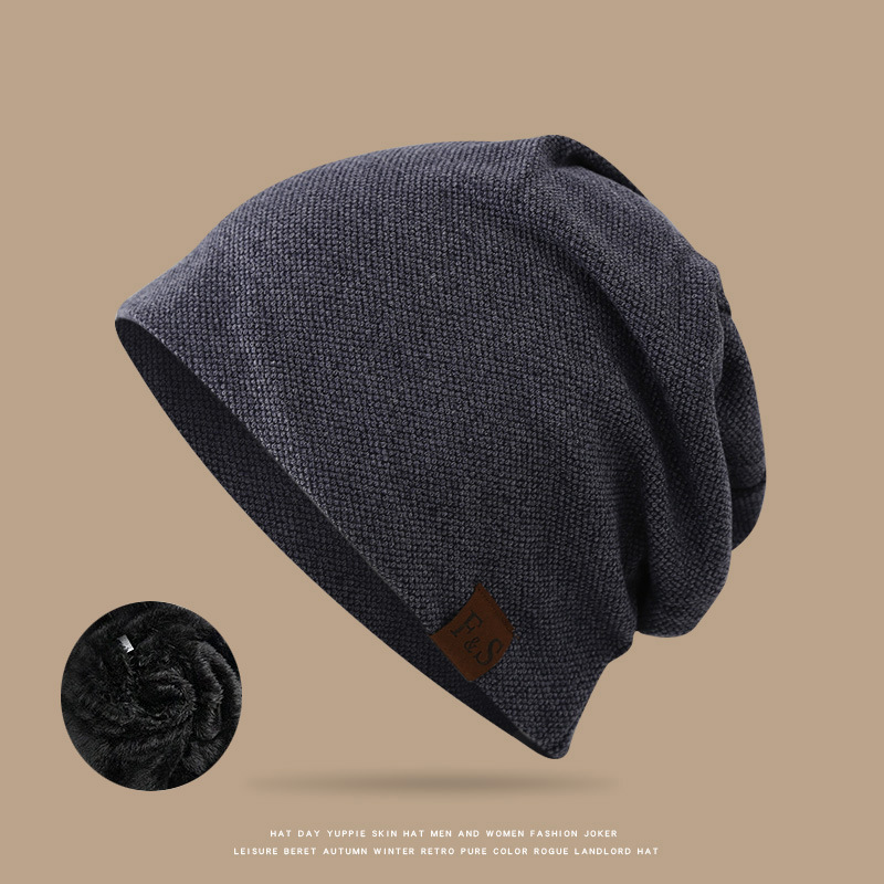 Sombreros de punto transfronterizos, sombreros de pila, sombreros casuales sueltos, sombreros de dormir de piel FS, sombreros de invierno, bolsos de mujer, sombreros de mes