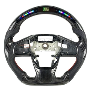 Honda Civic X LED Karbon Fiber Döyülmüş Karbon Sükan Modifikasiyası