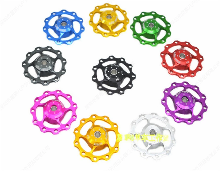 Неделя 8 неделя ночь 11 зубьев задняя Тяговая Трансмиссия направляющее колесо Анод Peilin горный велосипед с ЧПУ