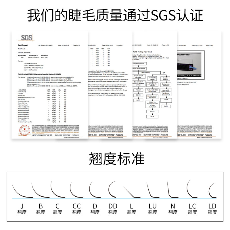 NAGARAKU16 fila mate solo pelo redondo mezclado suave multi-Toma de floración manual de injerto de pestañas fábrica al por mayor
