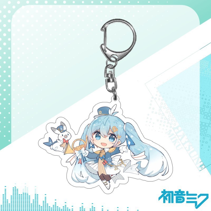 初音ミク桜初音ミク鏡音アニメスター二次元アニメアクリルペンダントキーホルダー|undefined