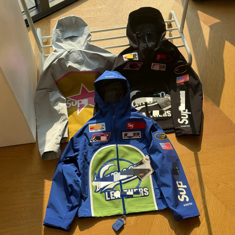 [Distinctive Edition] Top-quality Supx Van collaboration jacket, windbreaker, and unisex outerwear with heat-sealed seams