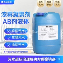 漆雾凝聚剂 工业污水处理絮凝AB剂油性漆废水处理药剂 多行业适用