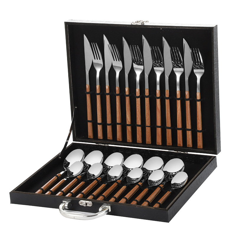 09 caja cuadrada del negro del color de la manija 24pcs-primary