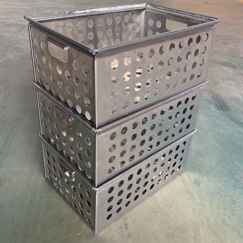 铝箱铁箱铁皮箱铁框运输物流工厂工具箱铁皮加厚铁金属周转箱