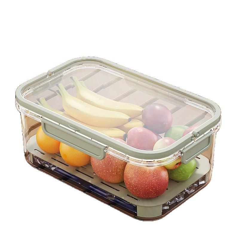 Caja bento portátil de gran capacidad, caja de conservación portátil, refrigerador, comida, picnic, caja sellada de frutas, campamento al aire libre, excursión de primavera