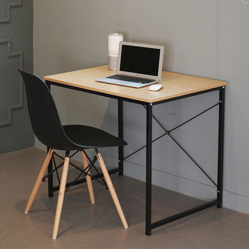 Escritorio pequeño para el hogar, dormitorio, escritorio de estudio, escritorio de escritura simple para estudiantes, casa de alquiler, escritorio para computadora, escritorio junto a la cama