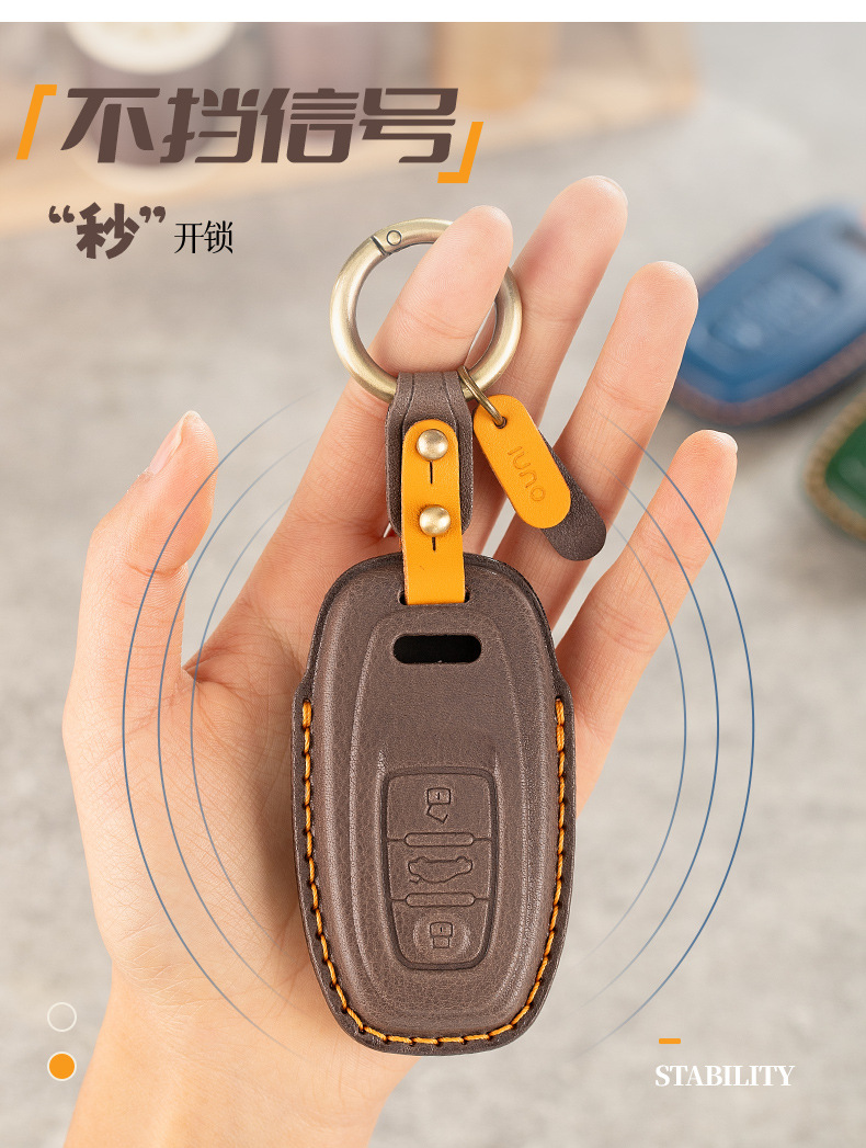 Suitable for Audi A4L Key Cover Q5L/A6L/A3/Q3/Q2L/A5/A7L/Q7/A3L/A8/Q4 Car Keys