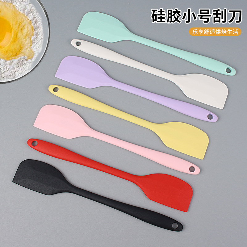 Baking Tools Small Baking Scraper Silicone Scraper Cake Cream Spatula Scraper Baking Cream Scraper Ready Stock