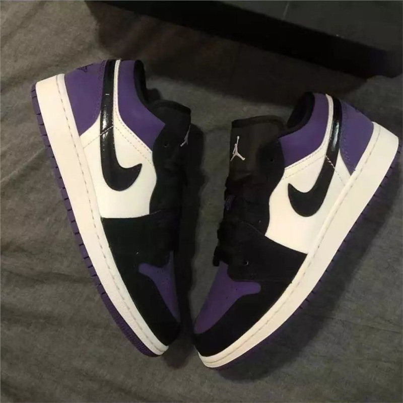 Qiao Yi [검은색과 보라색 발가락] AJ1 마찰 및 삐걱거리는 소리