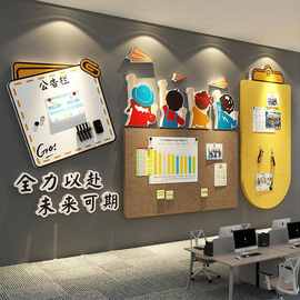 毛毡板贴公告栏墙面装饰企业文化氛围布置司员工展示照片荣誉教室