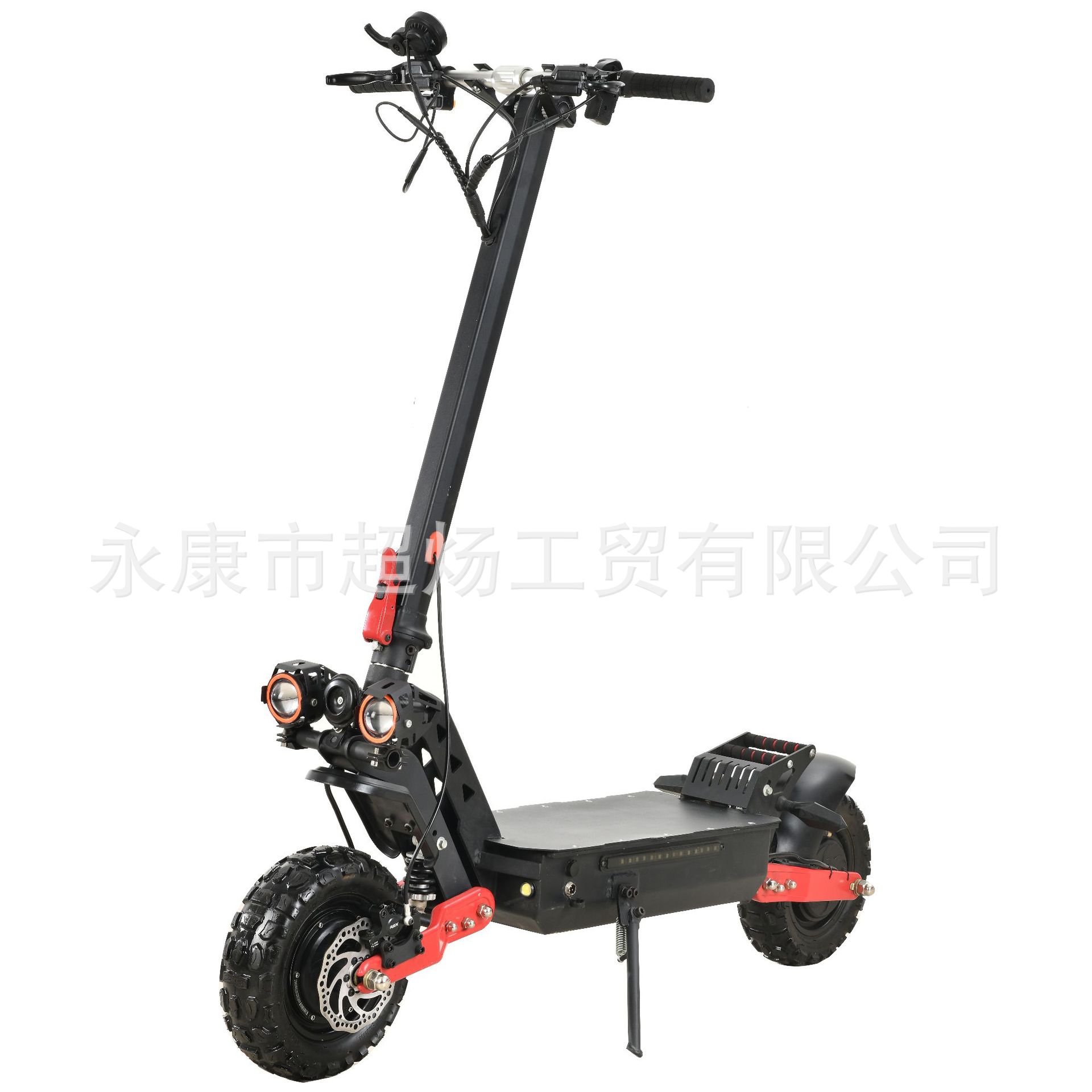 48v1200w montaña off-road Rocker brazo cómodo amortiguador LED faro aleación de aluminio batería de litio Scooter Eléctrico para adultos
