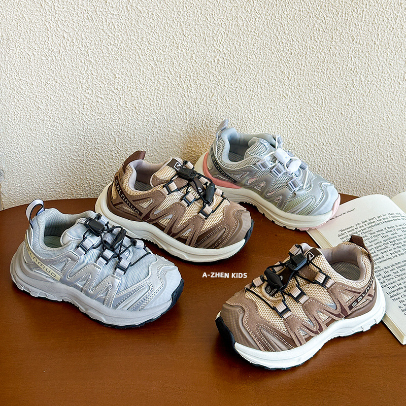 Retro autumn children's lightweight breathable running sneakers for…