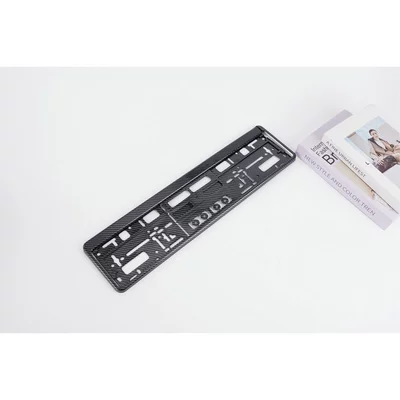 Factory-made European standard carbon fiber pattern License plate holder/license plate holder