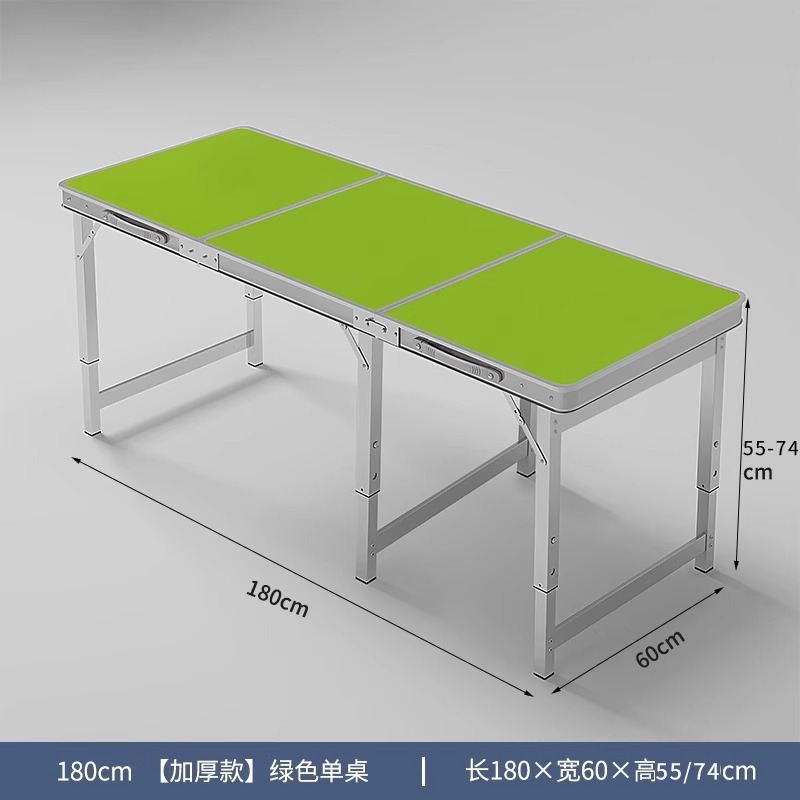 Mesa plegable para estand rectangular decoración portátil ceremonia de inicio de construcción mesa plegable para estand simple mesa de comedor al aire libre