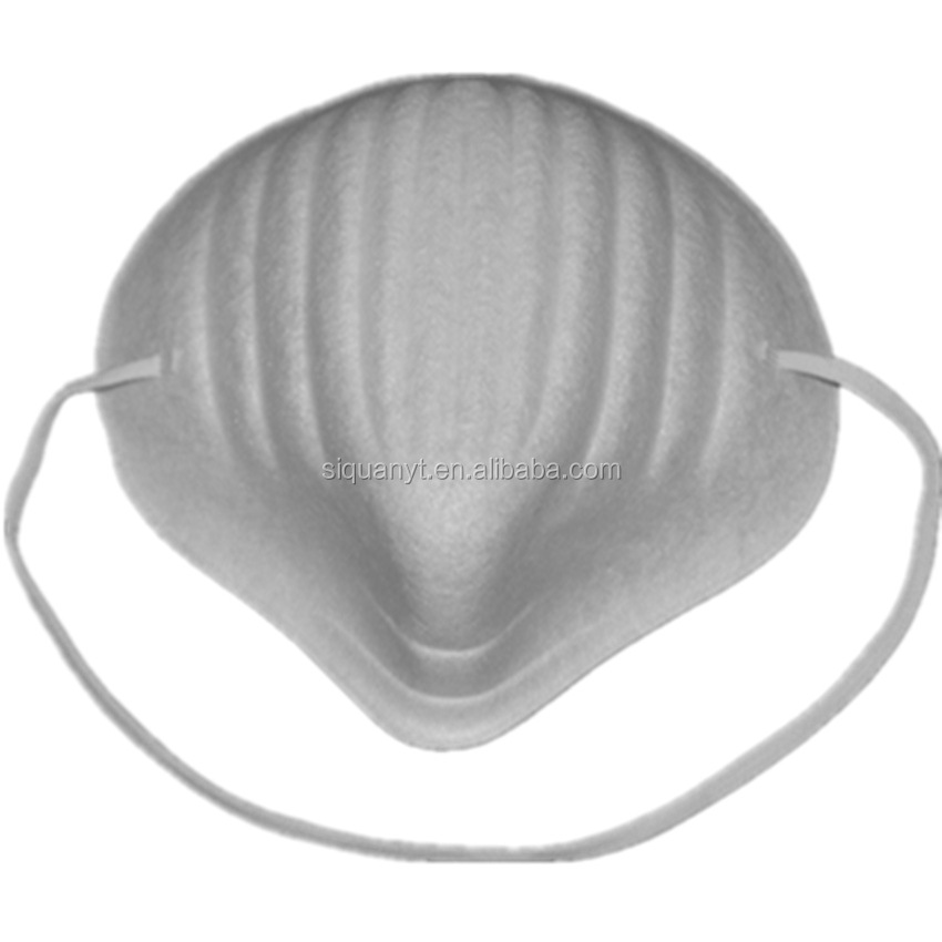 企业标准厂家现货 杯型一次性工业劳保民用个人防护头戴式口罩