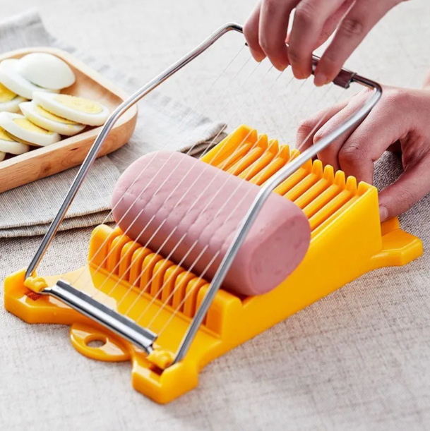 304线午餐肉切片器火腿切片器香蕉切片器切鸡蛋器分割器家用厨房