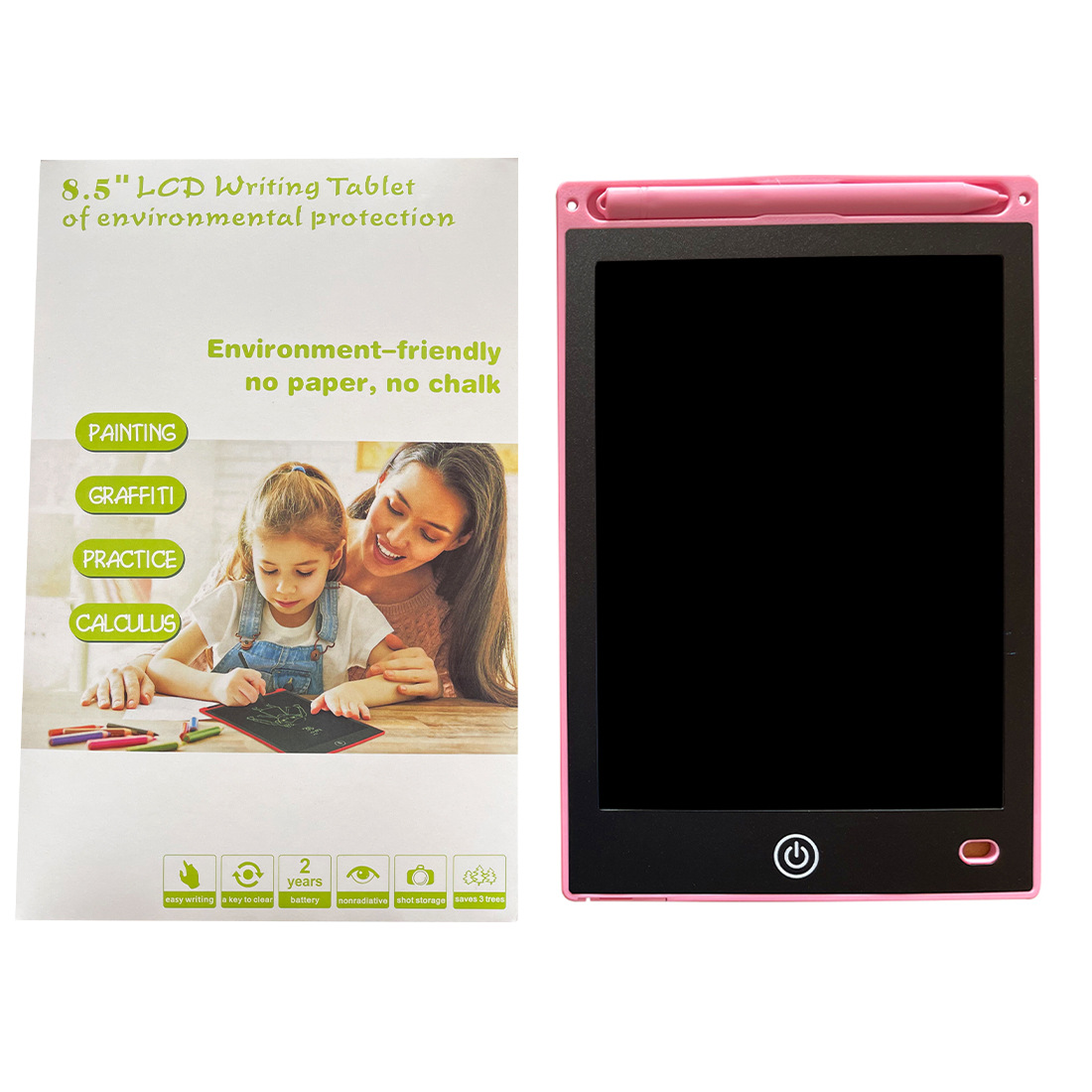 Tablero de escritura a mano LCD transfronterizo Tablero de escritura digital electrónico LCD para niños Pizarra pequeña para estudiantes Tablero de dibujo de graffiti