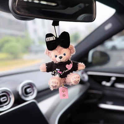 Car hanging New Car Rearview Mirror Safety - high-quality-miu-series-bow-rose
