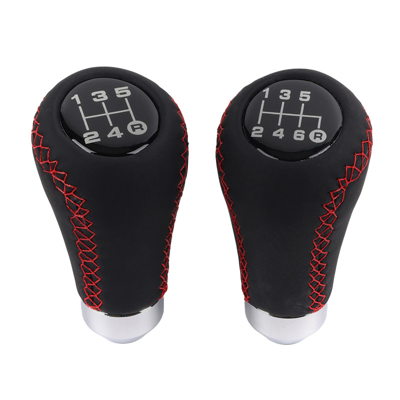 Suitable for car modification universal 5 6-speed gear head leather wave stick head gear handle head shift handball wholesale