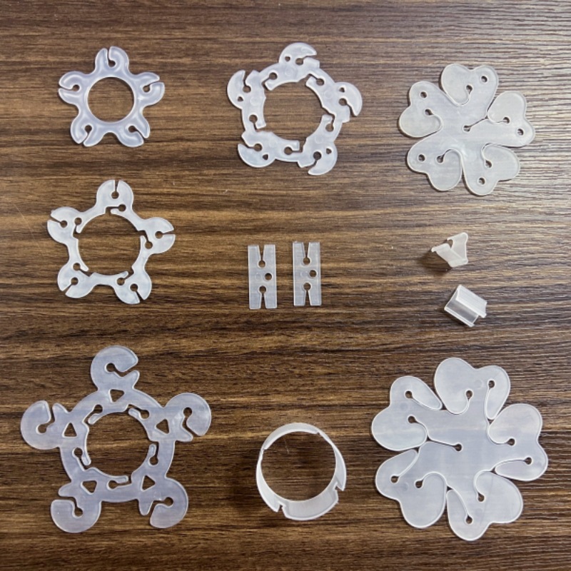 气球梅花夹平面环扣婚房布置派对生日用品装饰造型卡扣卡夹气球配