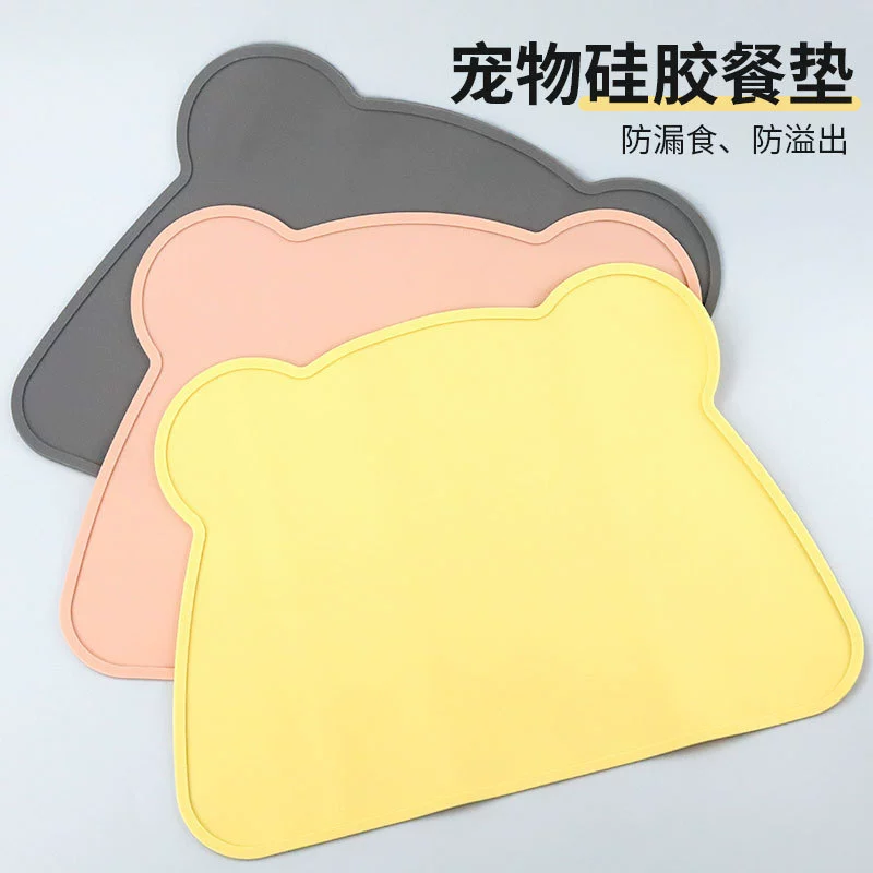 Пищевая подушка для домашних животных Водонепроницаемая миска для кошек и кормовая подушка для собак.