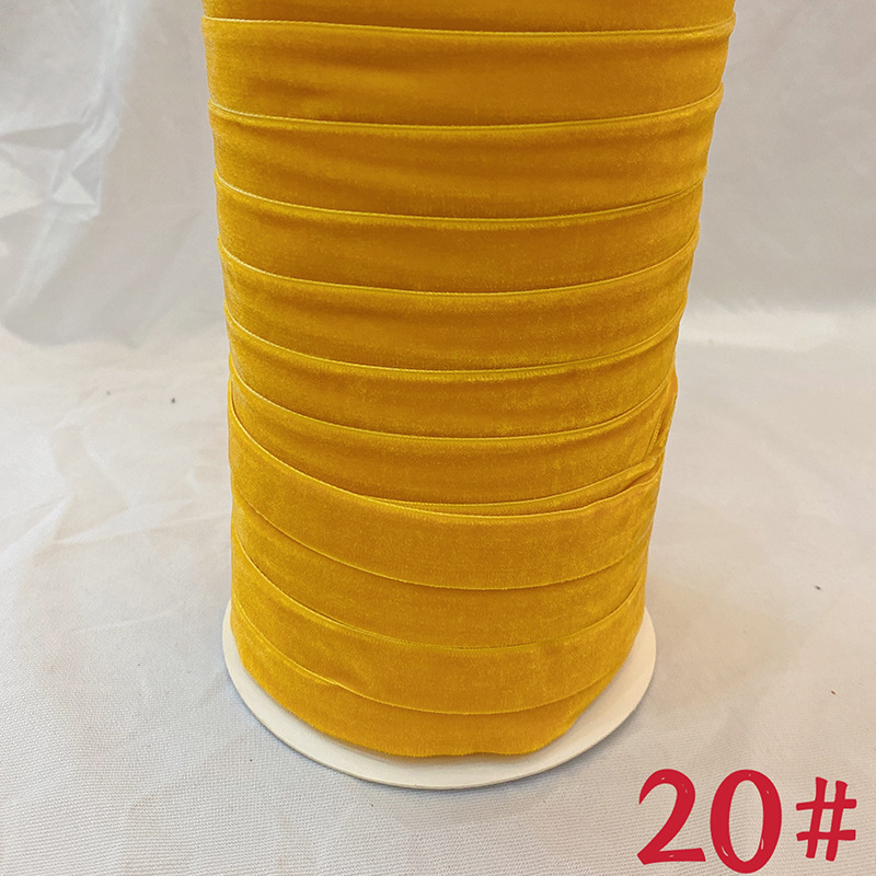 Cintas de flojo para el cabello, cinta de tejido, ropa, accesorios de ropa, cinta de terciopelo de color, accesorios de joyería DIY multi-especificaciones