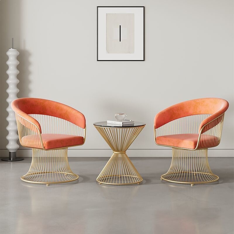 New Cream-Colored Sofa Chair, Simple Living Room, Light Luxury, Balcony Leisure Table and Chair Set, Modern Three-Piece Reception Set with Rotating Feature New Cream-Colored Sofa Chair, Simple Living Room, Light Luxury, Balcony Leisure Table and Chair Set, Modern Three-Piece Reception Set with Rotating Feature