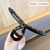 Brand big crab pin, shark, hairgrip, advanced hair accessory, South Korea, simple and elegant design, high-quality style