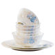 Dish Set Household 2023 New Entry Luxury Bone China Tableware Set Housewarming Jingdezhen Ceramic Dish and Dish Chopsticks Combination