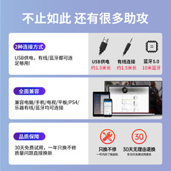 Aisomei B133L Mirror Wireless Bluetooth Speaker Desktop Computer Speaker Subwoofer Long Desktop Speaker