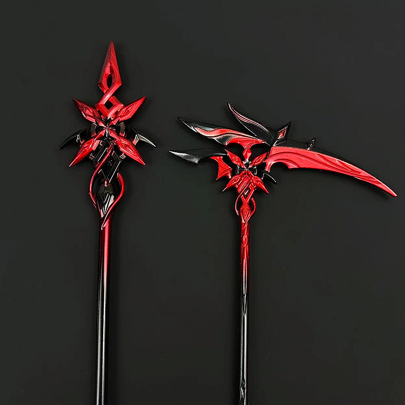 YS Servant Surrounding Red Moon Tour Aretchino Sickle Special Weapon Model Alloy Ornaments Keychain Toy YS Servant Surrounding Red Moon Tour Aretchino Sickle Special Weapon Model Alloy Ornaments Keychain Toy