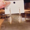 Silver needle, universal earrings, silver 925 sample, 2024 years, internet celebrity, wholesale