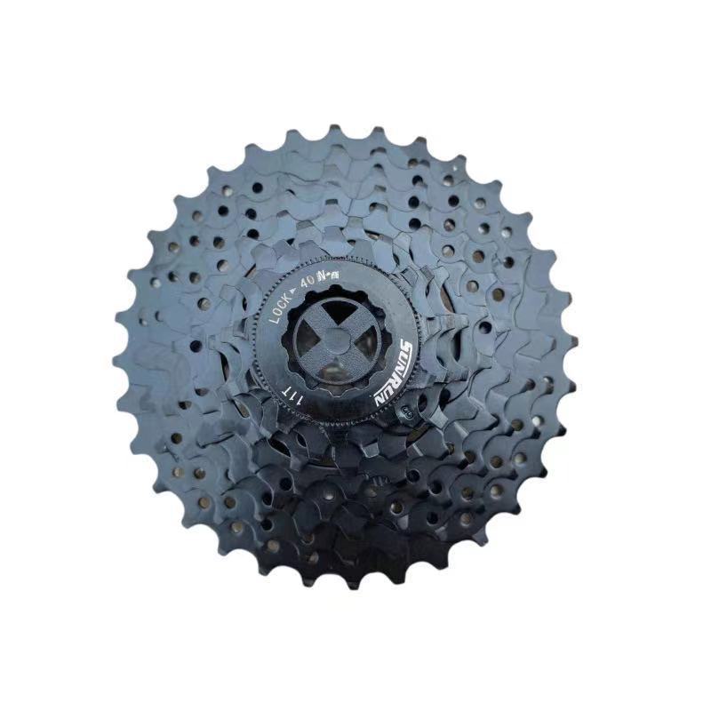 Volante de cassette de bicicleta de montaña/volante de bicicleta de 8 velocidades/rueda de torre de 24 velocidades/volante de cassette de 8 velocidades negro/Accesorios