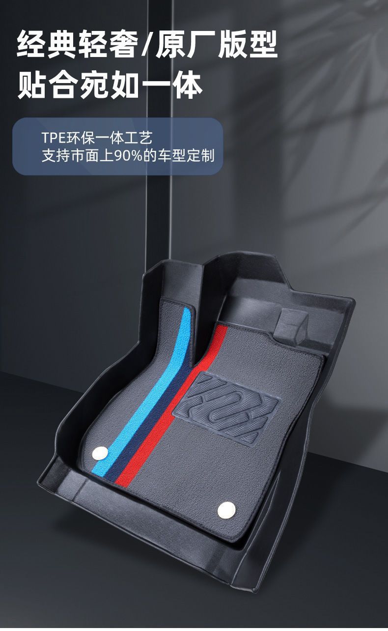 Suitable for Toyota Corolla Camry Asian Dragon RAV4 RongFang Lei Ling Wear-resistant Foot Pad Tpe Car Mat