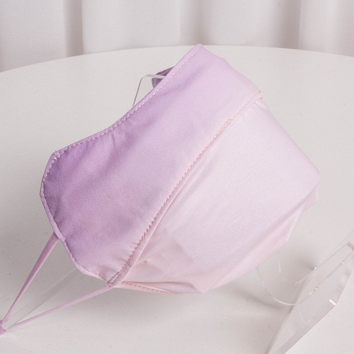 Summer adult tie-dye sunscreen for women, outdoor cycling anti-UV gradient sunshade ice silk sunscreen mask