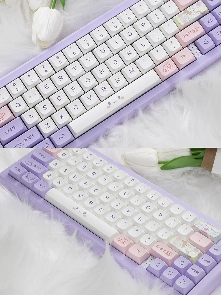 密探 Yugou dog keycap процесс нагрева материала PBT XDA ретро индивидуальный полный набор keycaps