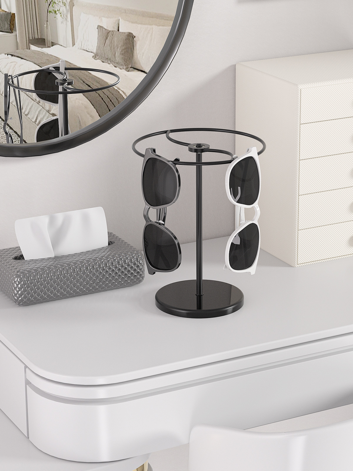 회전 안경테 블랙