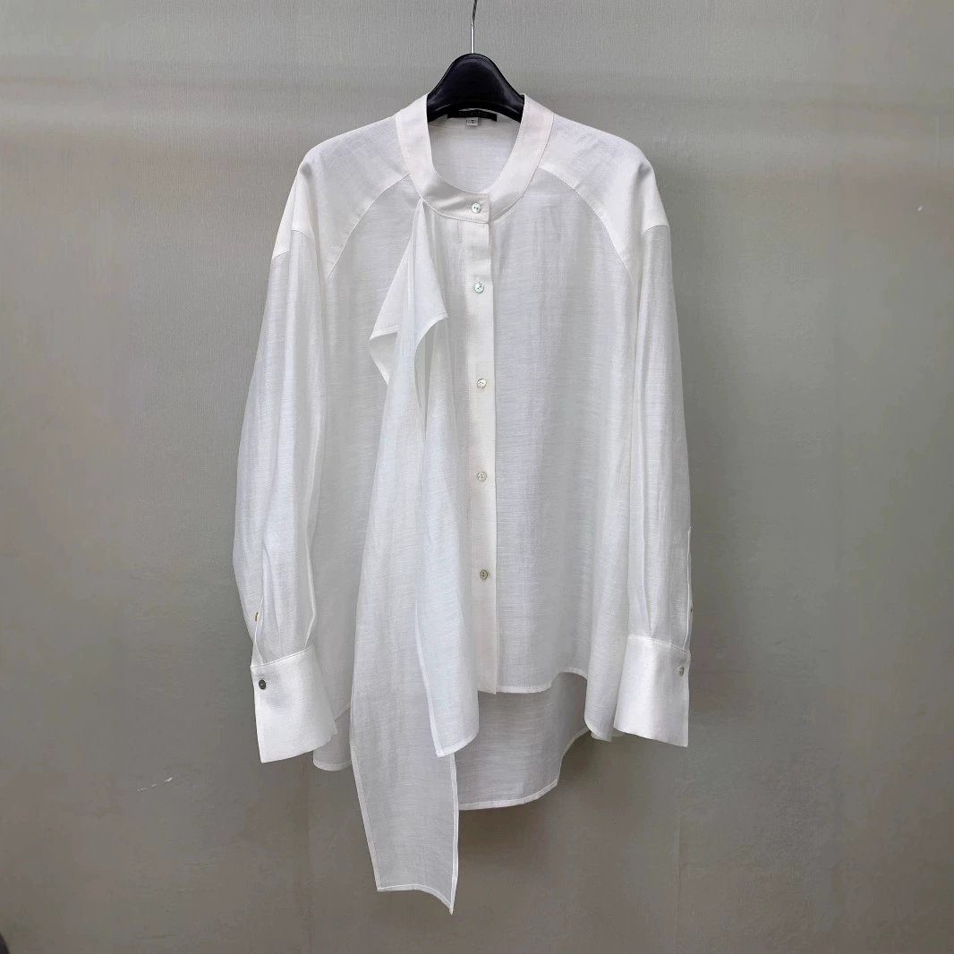 Французская белая рубашка с уксусной кислотой